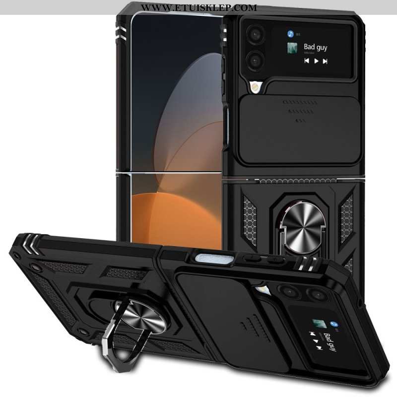 Etui do Samsung Galaxy Z Flip 4 Etui Folio Pierścień Premium / Osłona Obiektywu